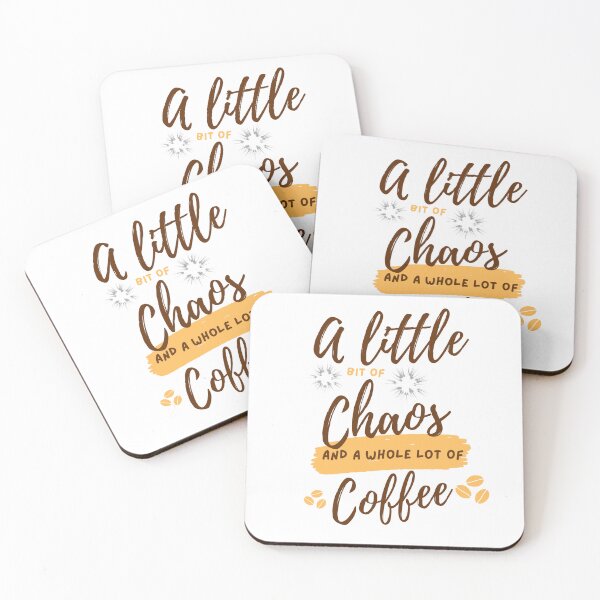 Item preview, A Little Bit of Chaos and a Whole Lot of Coffee designed and sold by Thewelllife.