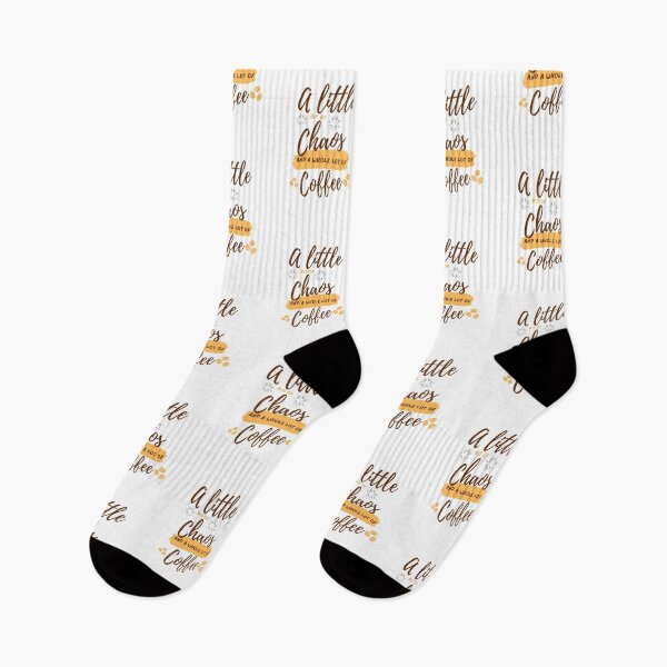 Item preview, A Little Bit of Chaos and a Whole Lot of Coffee designed and sold by Thewelllife.