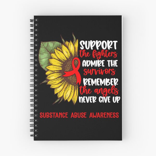 Item preview, Substance Abuse Awareness - Support the Fighters Admire the Survivors Remember the Angels Never Give Up designed and sold by whlrcheryl.
