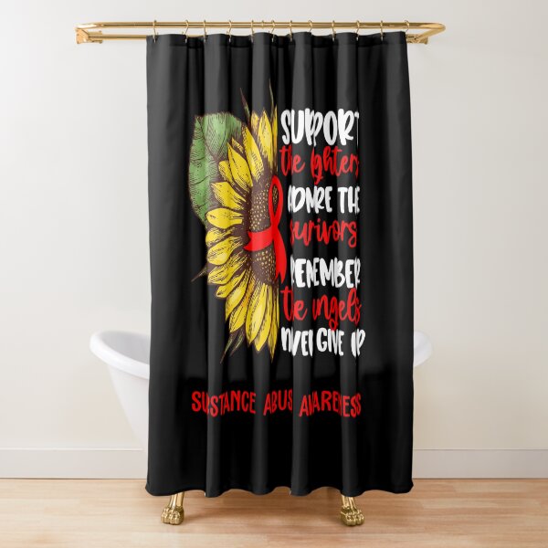 Item preview, Substance Abuse Awareness - Support the Fighters Admire the Survivors Remember the Angels Never Give Up designed and sold by whlrcheryl.
