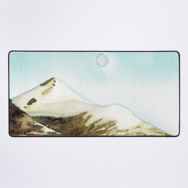 Aperçu de l'œuvre Montagnes enneigées créée et vendue par Crystal Fiquette.