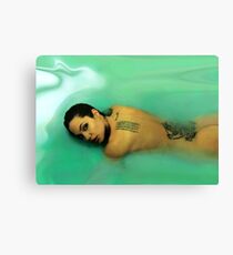 TRIBUTE TO ANGELINA JOLIE, by E. Giupponi Canvas Print