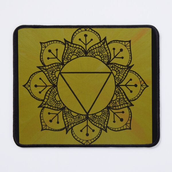 Item preview, SOLAR PLEXUS CHAKRA MANDALA ~ SACRED GEOMETRY FOR THE SOUL ~ YELLOW  designed and sold by Ann Chatfield.