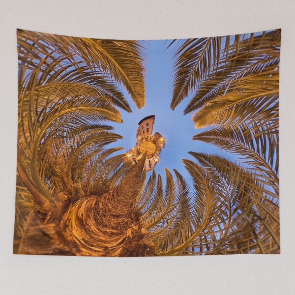 Item preview, Nîmes' palm tree in the early morning hours designed and sold by Hapaks.