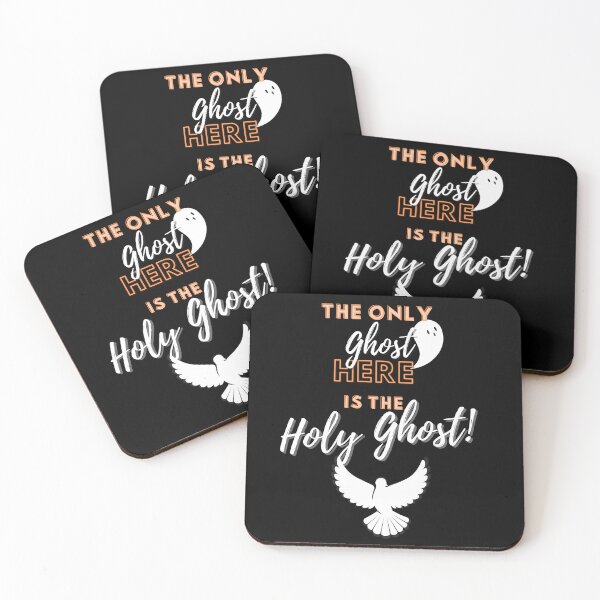 Item preview, The Only Ghost Here is the Holy Ghost - Funny Anti Halloween Christian Design designed and sold by Ceramic Scripture.