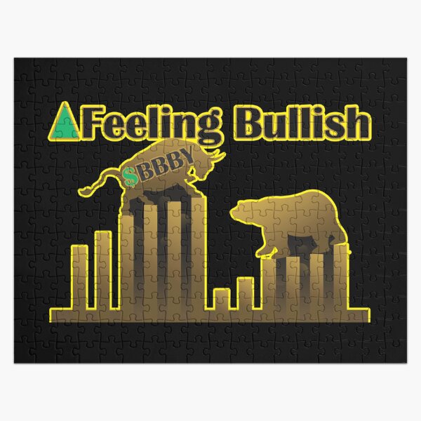 Item preview, Feeling Bullish on $BBBY with sunny yellow outline designed and sold by JoyOfHopeStore.