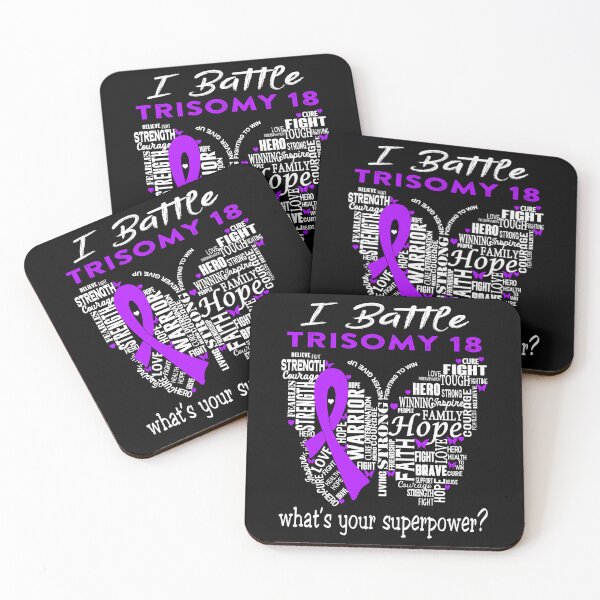 Item preview, Trisomy 18 Warrior - I Battle Trisomy 18 What is your Superpower? designed and sold by KirstybShop.