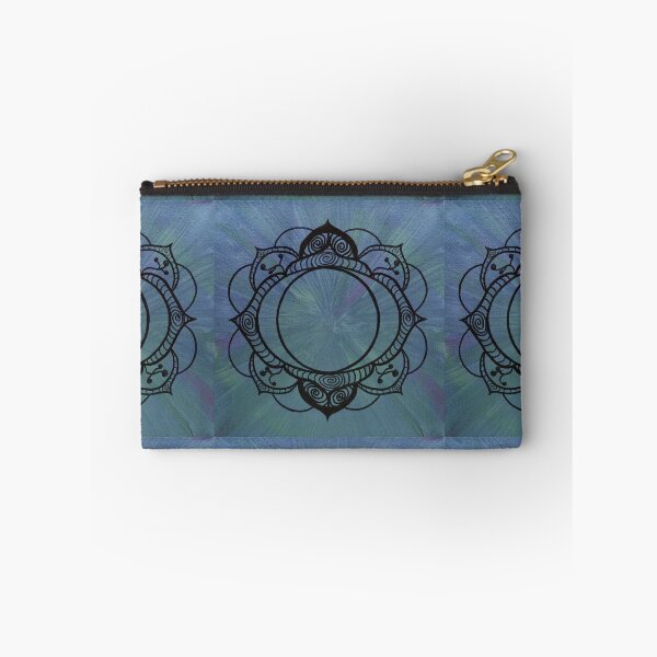 Item preview, THIRD EYE CHAKRA MANDALA ~ SACRED GEOMETRY FOR THE SOUL ~ BLUE  designed and sold by Ann Chatfield.