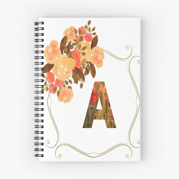 Item preview, Initial A Flowers Design, Monogram with Flowers, Initial Gifts for Her- designed and sold by bartdesigner.