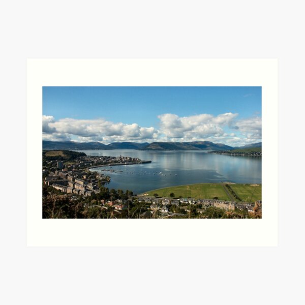Gourock on the Clyde Scotland Art Print