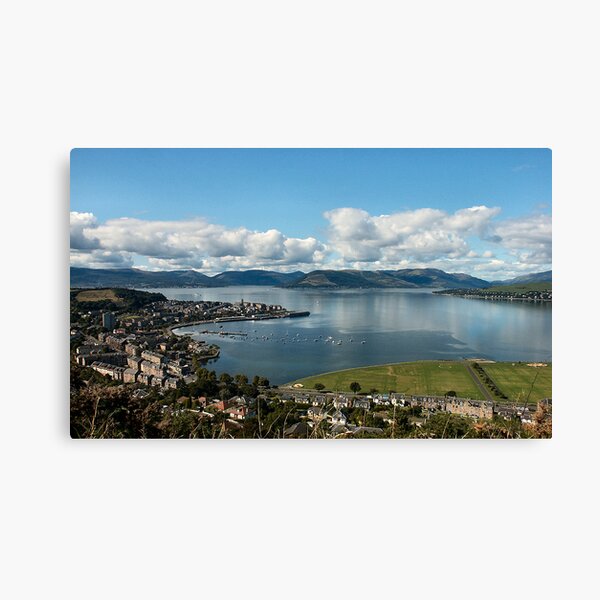 Gourock on the Clyde Scotland Canvas Print
