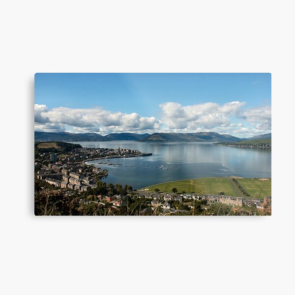 Gourock on the Clyde Scotland Metal Print