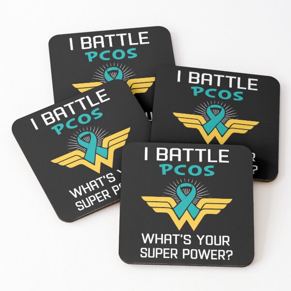 Item preview, I Battle PCOS What's Your Super Power Support PCOS Warrior Gifts  designed and sold by Sabfit.