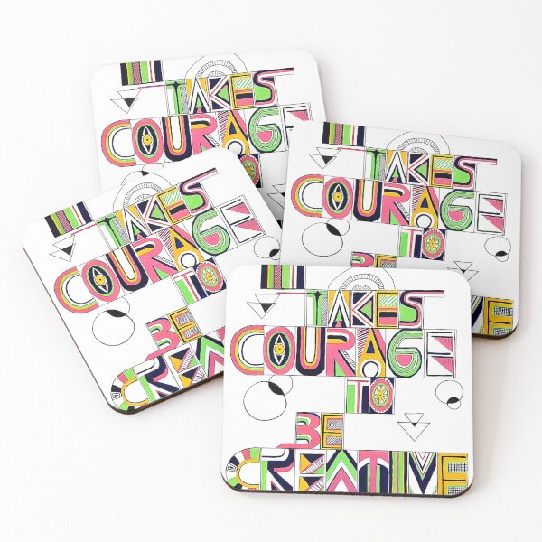 Item preview, Creativity and Courage designed and sold by payalsalot.