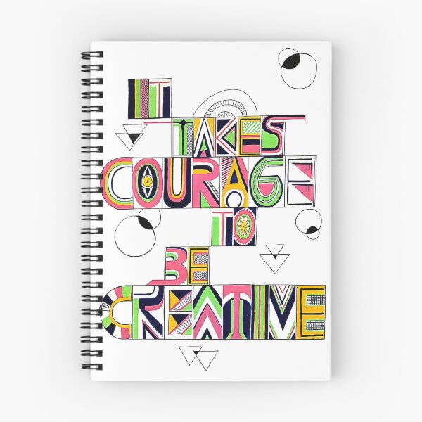 Item preview, Creativity and Courage designed and sold by payalsalot.