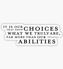 Dumbledore Quote Sticker