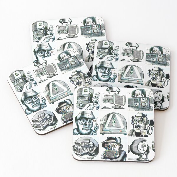 Item preview, Beware The Radio! in the style of R. Crumb designed and sold by bewaretheradio.