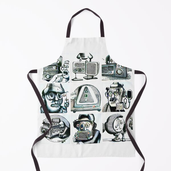 Item preview, Beware The Radio! in the style of R. Crumb designed and sold by bewaretheradio.