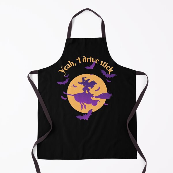 Item preview, Yeah, I Drive Stick | Cute Witch | Funny Halloween designed and sold by DevlynnDesigns.