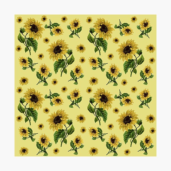 Item preview, Sunflowers pattern designed and sold by ValentinaHramov.