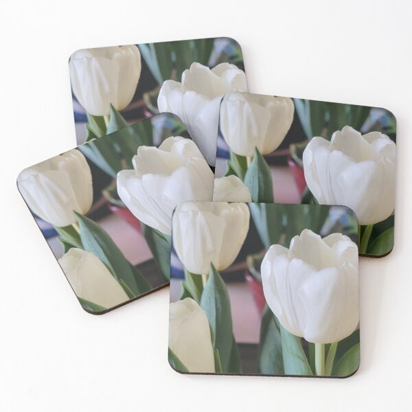 Item preview, White tulipes designed and sold by Sihamedtaha.