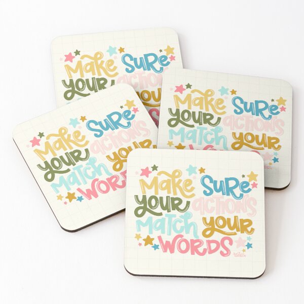 Item preview, Actions and Words designed and sold by sunandpenlines.