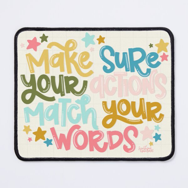 Item preview, Actions and Words designed and sold by sunandpenlines.