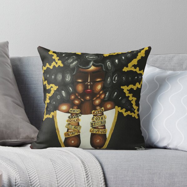 QUEENISMS Throw Pillow