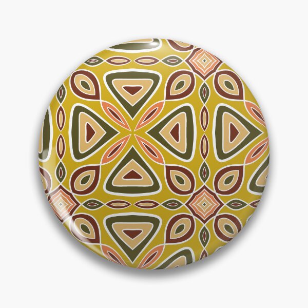 Item preview, Fall colors, unique hand drawn geometric repeating pattern - WelshDesigns designed and sold by welshdesigns.