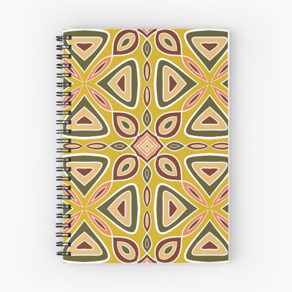 Item preview, Fall colors, unique hand drawn geometric repeating pattern - WelshDesigns designed and sold by welshdesigns.