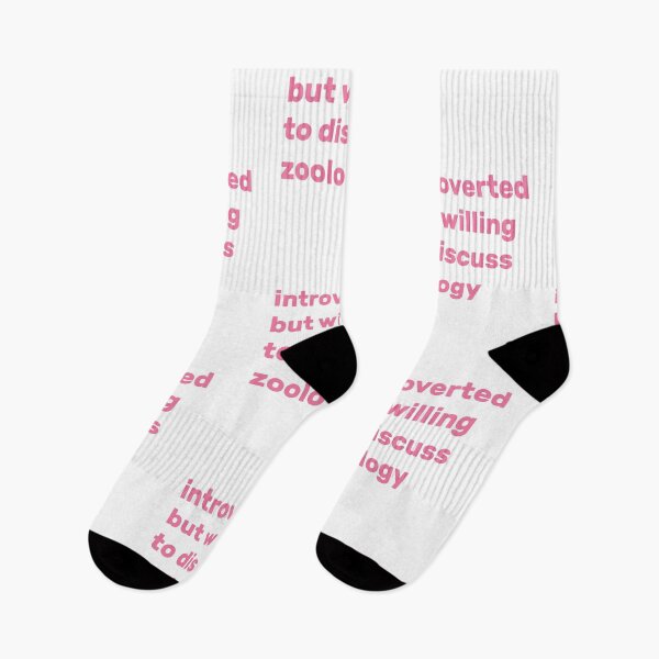 Item preview, Introverted but willing to discuss Zoology designed and sold by AdelDa19.