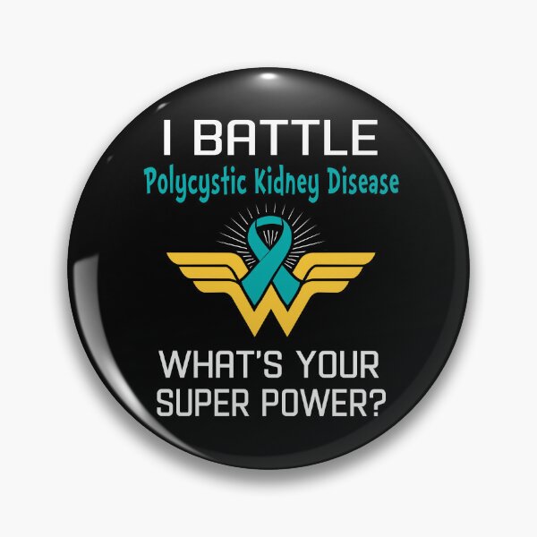 Item preview, I Battle Polycystic Kidney Disease What's Your Super Power Support Polycystic Kidney Disease Warrior Gifts  designed and sold by Sabfit.