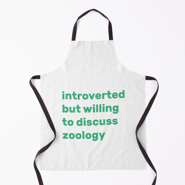 Item preview, Introverted but willing to discuss Zoology designed and sold by AdelDa19.