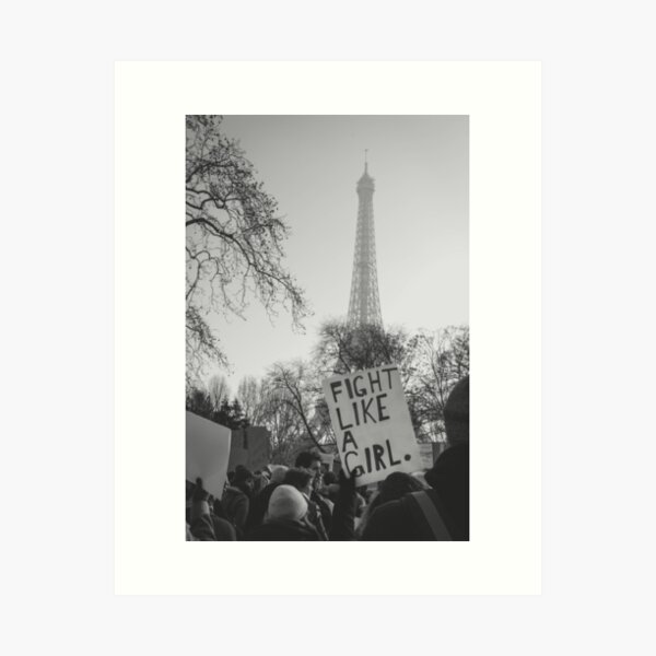 Fight Like a Girl Art Print