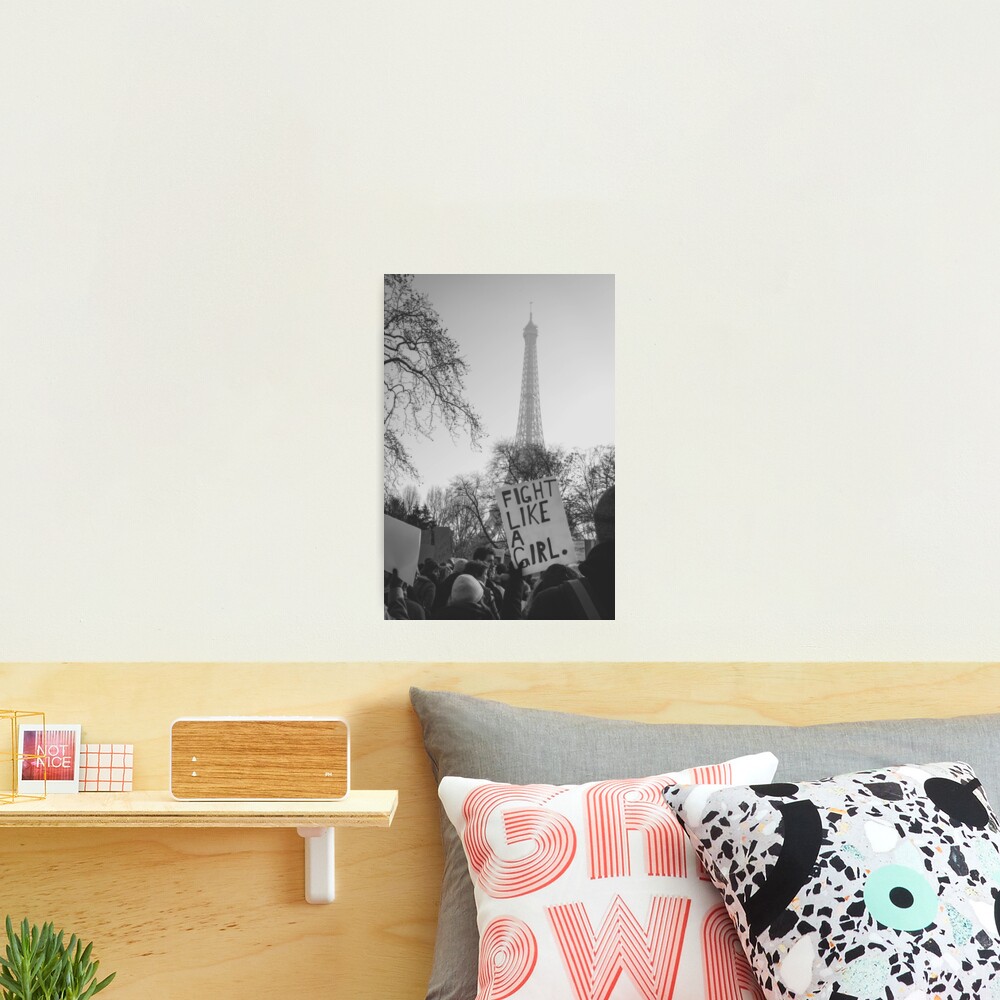 Fight Like a Girl Photographic Print