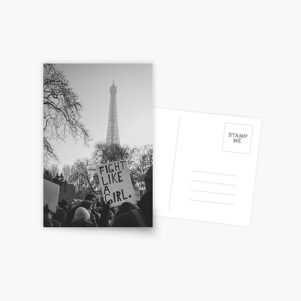 Fight Like a Girl Postcard