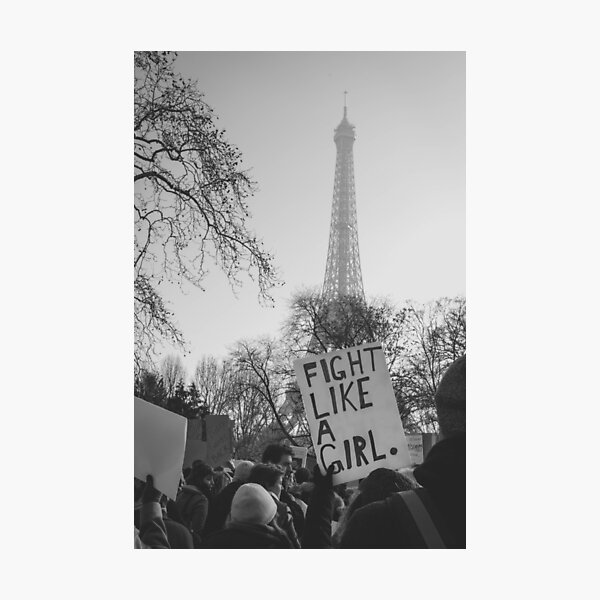 Fight Like a Girl Photographic Print