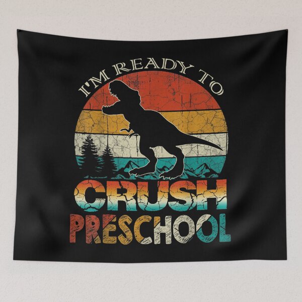 Item preview, I'm Ready To Crush Preschool T Rex Back To School Vintage  designed and sold by scirarmav.