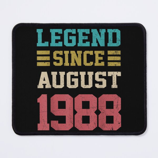 Item preview, 34 Years Old Gifts Legend Since August 1988th Birthday designed and sold by judyufmi.