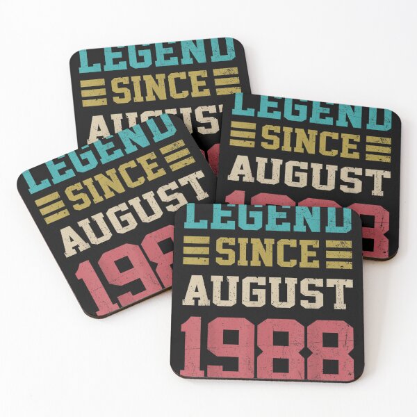 Item preview, 34 Years Old Gifts Legend Since August 1988th Birthday  designed and sold by judyufmi.