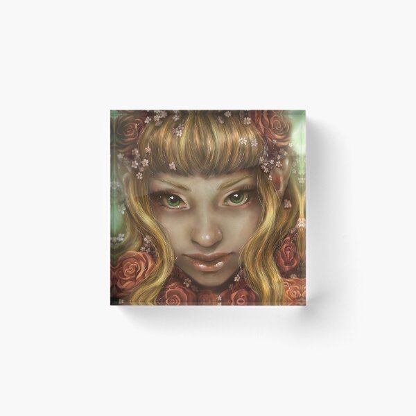 Huldra Princess Acrylic Block