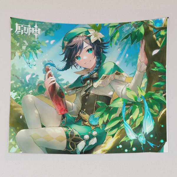 Item preview, Genshin Impact - Venti Official Birthday Artwork 2022 designed and sold by Krimsy.