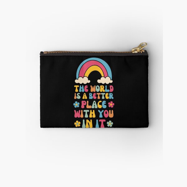 Item preview, The World Is A Better Place With You In It | Retro Motivational Quote Design designed and sold by appareltolove.