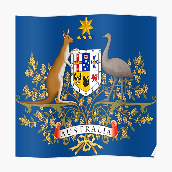 Coat of Arms of Australia Poster