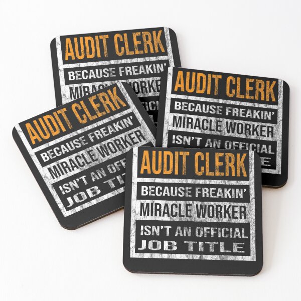Item preview, Audit Clerk Because Miracle Worker Funny Men Women  designed and sold by scirarmav.