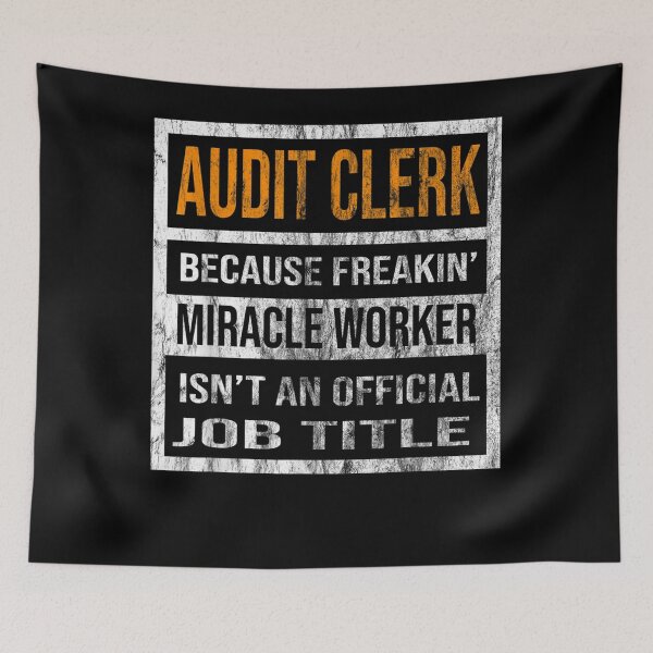 Item preview, Audit Clerk Because Miracle Worker Funny Men Women  designed and sold by scirarmav.