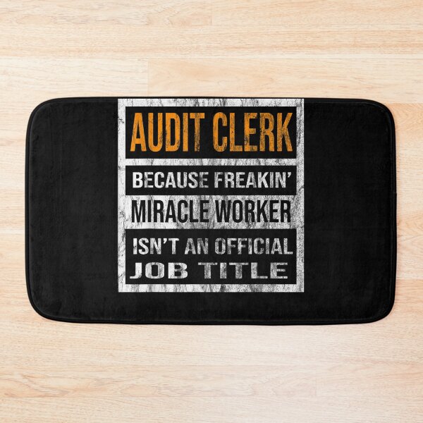 Item preview, Audit Clerk Because Miracle Worker Funny Men Women  designed and sold by scirarmav.
