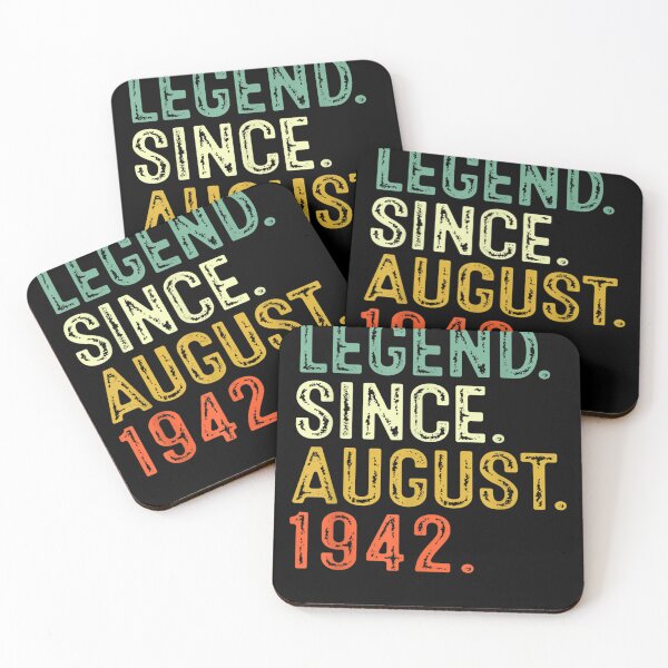 Item preview, 80 Year Old Gifts Legend Since August 1942 80th Birthday Boy  designed and sold by judyufmi.