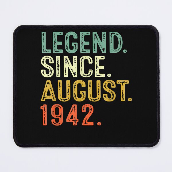 Item preview, 80 Year Old Gifts Legend Since August 1942 80th Birthday Boy  designed and sold by judyufmi.