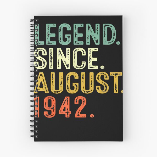 Item preview, 80 Year Old Gifts Legend Since August 1942 80th Birthday Boy  designed and sold by judyufmi.